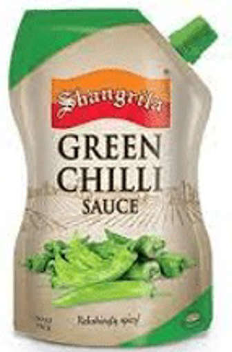 Picture of SHANGRILA GREEN CHILLI SAUCE MINI PACK 235GM